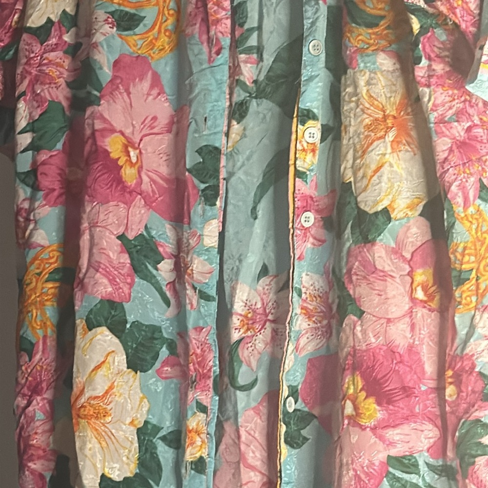 VINTAGE AMBER BLUE DRESS - Picture 2 of 4
